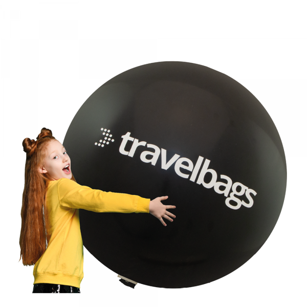 Riesenballon mit Logo 450 cm Ø 150 cm / 60 inch